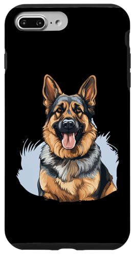 Hülle für iPhone 7 Plus/8 Plus Deutscher Schäferhund Hunderasse niedliche Grafik von German Shepherd Dog Breed Pet Designs