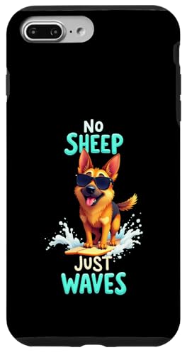 Cooler Deutscher Schäferhund Surfhund Hülle für iPhone 7 Plus/8 Plus von German Shepherd Fun Designs