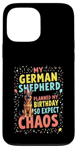 Lustiges Geburtstagsgeschenk Deutscher Schäferhund Hülle für iPhone 13 Pro Max von German Shepherd Fun Designs