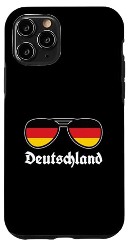 Hülle für iPhone 11 Pro Deutschland Flagge Sonnenbrille, Germany von Germany Nationalstolz Länder & Deutsch Geschenk