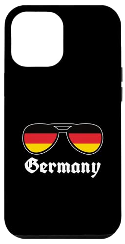 Hülle für iPhone 12 Pro Max Deutschland Flagge Sonnenbrille, Germany von Germany Nationalstolz Länder & Deutsch Geschenk