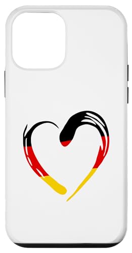 Hülle für iPhone 12 mini Deutschland Flagge Herz Germany von Germany Nationalstolz Länder & Deutsch Geschenk