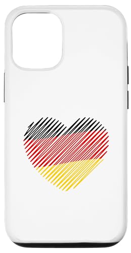 Hülle für iPhone 14 Pro Deutschland Flagge Herz Germany von Germany Nationalstolz Länder & Deutsch Geschenk