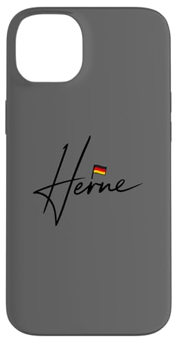 Hülle für iPhone 14 Plus Herne Deutschland Deutsche Flagge Tourist Reise Minimalistisch von Germany4Ever