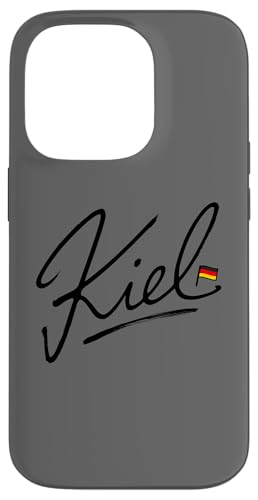 Hülle für iPhone 14 Pro Kiel Deutschland Deutsche Flagge Tourist Reise Minimalistisch von Germany4Ever