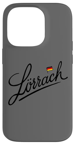 Hülle für iPhone 14 Pro Lörrach Deutschland Deutschland Flagge Tourist Reise Minimalistisch von Germany4Ever