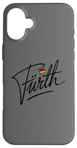 Hülle für iPhone 16 Plus Fürth Deutschland Deutschland Flagge Tourist Reise Minimalistisch von Germany4Ever