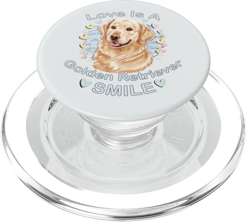 Golden Retrievers Hundedesign, Haustierbesitzer, süßer PopSockets PopGrip für MagSafe von Geschenkboutiquen für Weihnachtshäuser