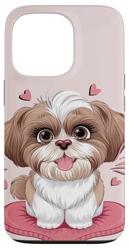 Hülle für iPhone 13 Pro Shih Süße Shihtzu Liebe für Hundemütter von Geschenkboutiquen für Weihnachtshäuser