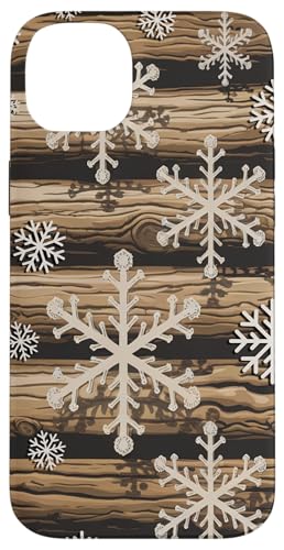 Hülle für iPhone 14 Plus Verschneite im Winterwald-Design von Geschenkboutiquen für Weihnachtshäuser