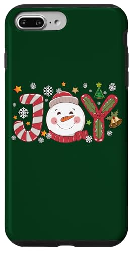 Hülle für iPhone 7 Plus/8 Plus Weihnachtsschneemänner-Schneeflocken-Entwurf Niedlicher von Geschenkboutiquen für Weihnachtshäuser