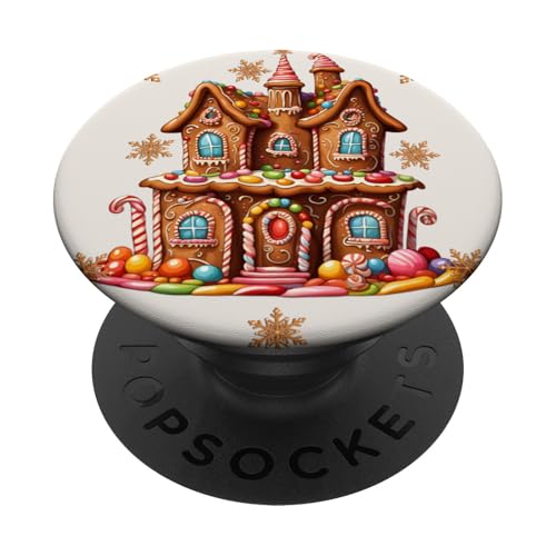 Weihnachtsplätzchen-niedliches PopSockets Klebender PopGrip von Geschenkboutiquen für Weihnachtshäuser