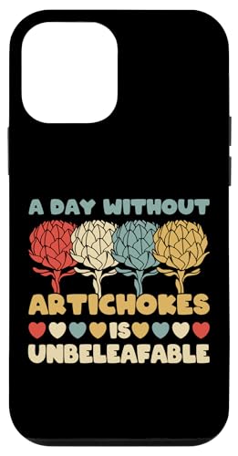 Hülle für iPhone 12 mini A Day Without Artichokes Is Unbeleafable - Artischocken von Geschenke für Artischocken Liebhaber Shirt