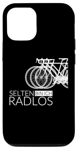 Hülle für iPhone 13 Pro Selten mal Radlos Motiv für Radfahrer, Fahrrad, Rennrad. von Geschenkidee für alle die selten mal Radlos sind.