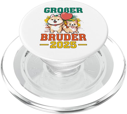 Großer Brudern 2025 Welpen Bruder Hund PopSockets PopGrip für MagSafe von Geschwister Bruder Schwester Baby Hund Welpen