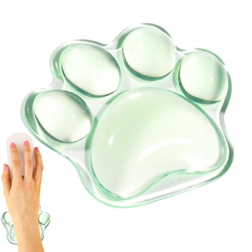 Geteawily Ergonomische Handgelenkauflage, Katzenpfoten-Form, ergonomische Maus-Handgelenkstütze, ergonomische Handgelenkstütze für Mäuse, Schmerzlinderung, ergonomische Tastaturauflage für Computer von Geteawily