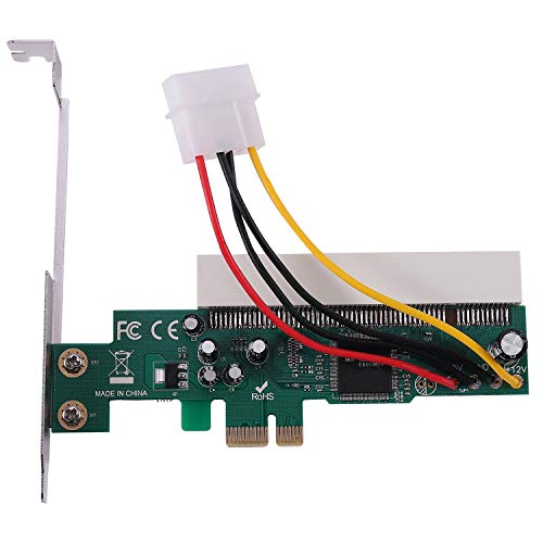 Ggnaxivs PCI-Express Zu PCI Adapter Karte PCI-E X1 / X4 / X8 / X16 Platz Mit 4 Poliger Strom Kabel Karte von Ggnaxivs