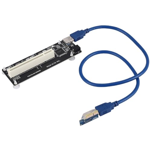 Ggnaxivs PCIE PCI-E PCI Express X1 zu PCI Riser Karte Bus Karte Hoch Effizienter Adapter Konverter USB 3.0 Kabel für Desktop PC von Ggnaxivs