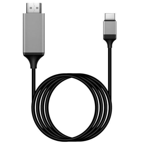 Ggnaxivs Typ-C-Zu-Kompatibles USB3.1-4K-HDTV-Kabel für Android-Telefone zum Anschließen Eines Fernsehgeräts mit Demselben Bildschirm, 2 M Langes Kabel von Ggnaxivs