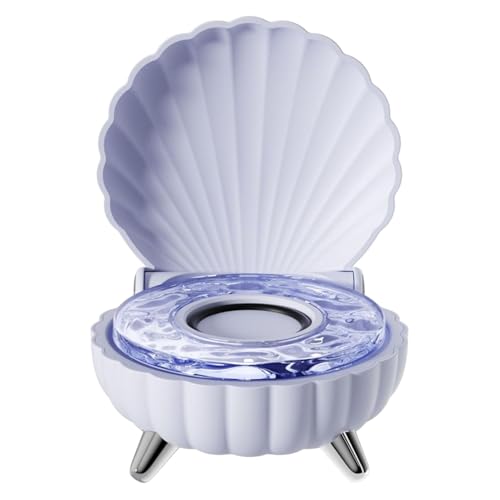 Ghjkldha Cute Shell Wireless Speaker | Wireless Seashell Speaker | Portable Shell-Shaped Blue Tooth Speaker | Shell Design Small Speaker, Cute Clam Shell Wireless Speaker, Seashell Blue Tooth Speaker von Ghjkldha