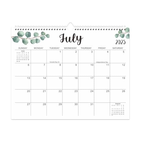 Plants Monthly Planner Calendar, 2025 Wall Calendar from January 2025 to June 2026, Wall Calendar for Room, Perfect for Planning and Organizing at Home and School, 14.7x11.5 Inches von Ghjkldha