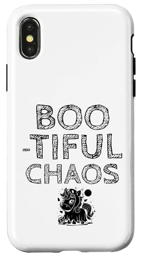 Bootiful Chaos Ghost Haunt Gruselige Halloween-Geister Hülle für iPhone X/XS von Ghost Hunting Halloween Lover Gifts