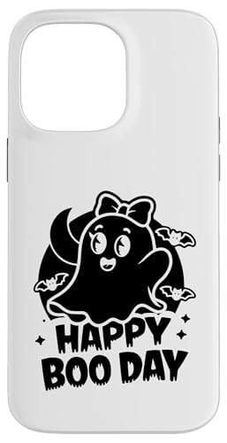 Happy Boo Day Ghost Haunt Gruselige Halloween-Geister Hülle für iPhone 14 Pro Max von Ghost Hunting Halloween Lover Gifts