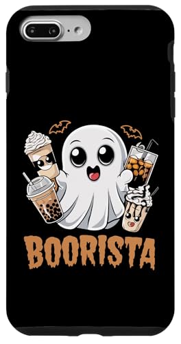 Hülle für iPhone 7 Plus/8 Plus Boorista Barista Coffee Ghost Haunt Gruselige Halloween Geister von Ghost Hunting Halloween Lover Gifts