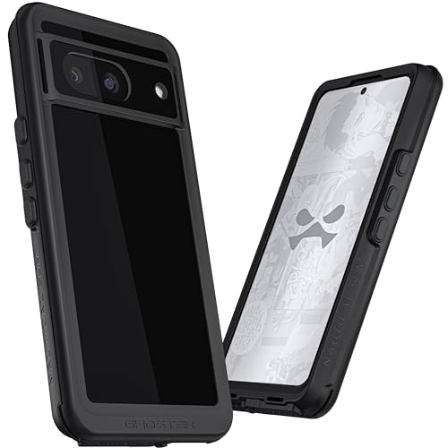 Ghostek Nautical Slim Google Pixel 8 Waterproof Case - Built-in Screen Protector and Camera Protector, Compatible with Wireless Charging (6.2 Inch, Black) von Ghostek