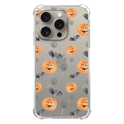 GialCenik Schutzhülle für iPhone 16 Pro, Herbstblätter, Donut-Schutzhülle für Teenager, Damen, Herren, weiches TPU, Motiv: Herbstblätter, Kaffee-Muster von GialCenik