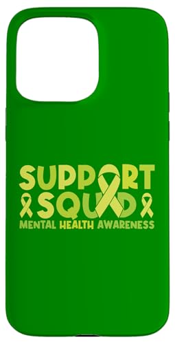 Monat des Unterstützungskommandos zur Sensibilisierung für psychische Gesundheit Hülle für iPhone 15 Pro Max von Gift Mental Health Awareness Month Green Ribbon