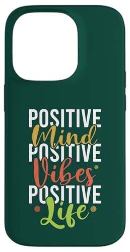 Positiver Geist Positives Leben Bewusstsein für psychische Gesundheit Hülle für iPhone 14 Pro von Gift Mental Health Awareness Month Green Ribbon