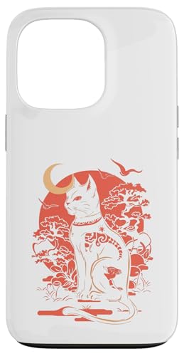 Hülle für iPhone 13 Pro Tolles japanisches Katzen-Artwork Anime von Gift for Cat Lovers Men Women