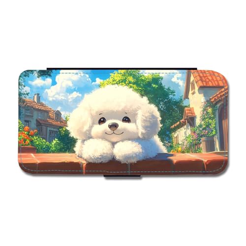 Cute Cartoon Bichon Frisé Hund Flip Handyhülle für Google Pixel 9 Pro XL von Giftoyo