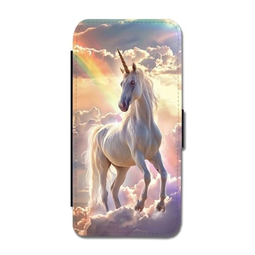 Giftoyo Einhorn-Klapphülle für Samsung Galaxy A32 5G, mehrfarbig von Giftoyo