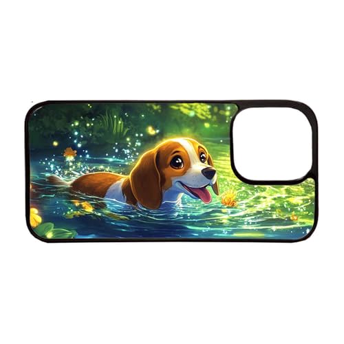 Giftoyo Handy-Schutzhülle für iPhone 12 mit Cartoon-Beagle-Motiv von Giftoyo