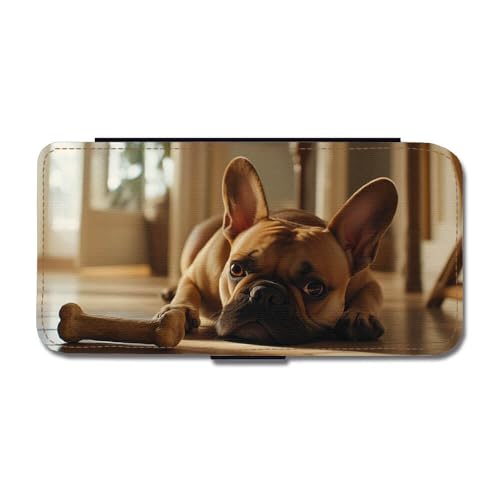 Giftoyo Hund Französische Bulldogge Klapphülle für Samsung Galaxy A41 von Giftoyo