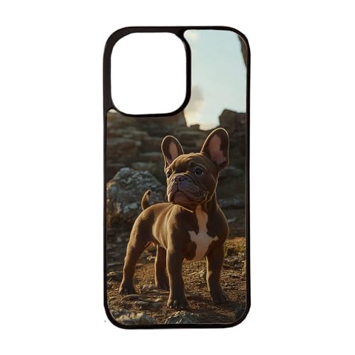 Giftoyo Schutzhülle für iPhone 12 Pro Max mit französischer Bulldogge von Giftoyo