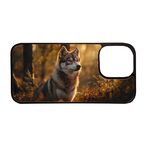 Giftoyo Schutzhülle für iPhone 15, Motiv: Hund Sibirischer Husky von Giftoyo