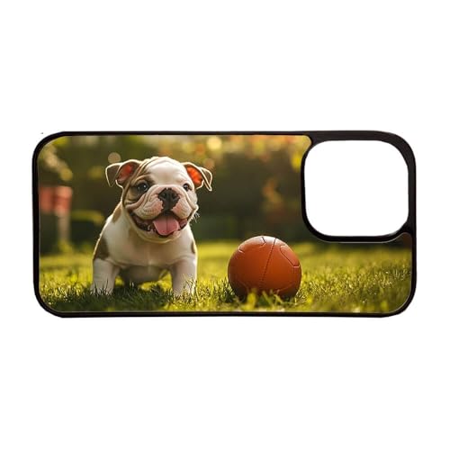 Giftoyo Schutzhülle für iPhone 16 Pro mit englischer Bulldogge von Giftoyo