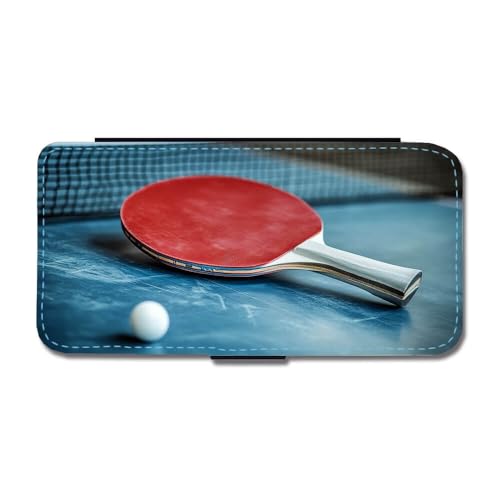 Giftoyo Sport Tischtennis Flip Wallet Case für iPhone 15 von Giftoyo