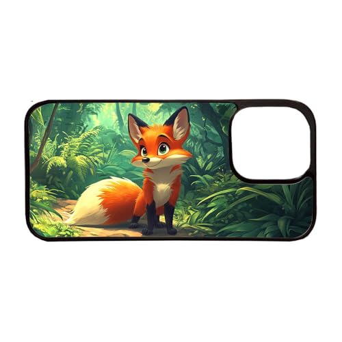 Giftoyo Süße Cartoon-Fuchs-Handyhülle für iPhone 15 Pro Max von Giftoyo