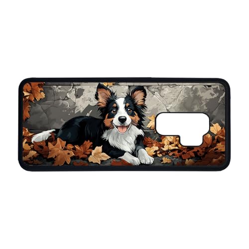 Handy-Schutzhülle für Samsung Galaxy S9+, Motiv: Border Collie, mehrfarbig von Giftoyo