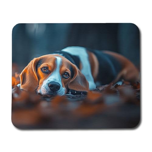 Mauspad mit Beagle-Motiv von Giftoyo