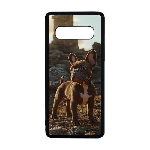 Schutzhülle für Samsung Galaxy S10+, Motiv: Französische Bulldogge von Giftoyo