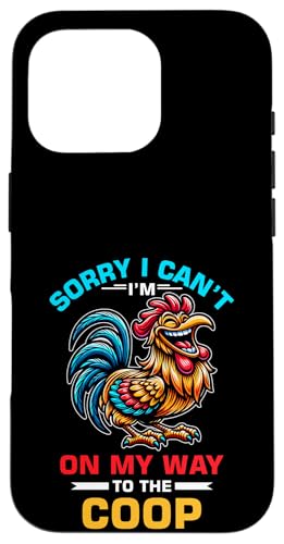 Hühnerzubehör Hühnerstück Geflügelbauer Hahn Hülle für iPhone 16 Pro von Gifts For People Raising Chickens