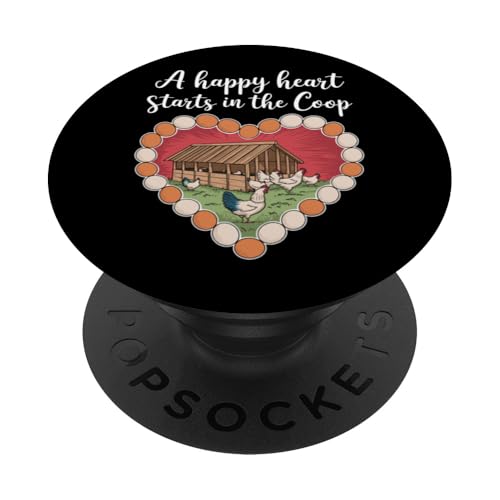 Hühnerzubehör Hühnerstück Geflügelbauer Hahn PopSockets Klebender PopGrip von Gifts For People Raising Chickens