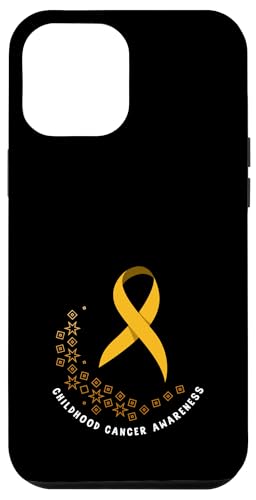 Hülle für iPhone 12 Pro Max Kindheitskrebs-Bewusstsein gelbes Band-Design von Gifts for Childhood Cancer Awareness and Hope