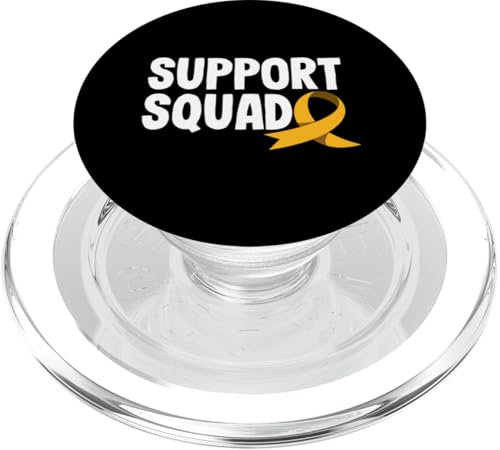 Support Squad zur Unterstützung des Kindheitskrebs-Bewusstseins PopSockets PopGrip für MagSafe von Gifts for Childhood Cancer Awareness and Hope