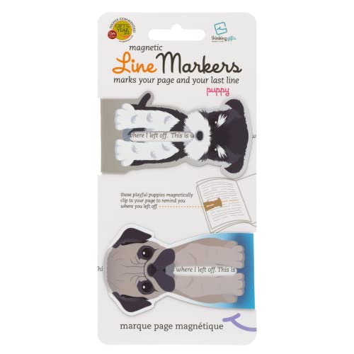 Linemarker Seitenmarker | Buchhalter | Magnetische Lesezeichen 2er Set | Magnet Seitenhalter Clip zum Lesen | Lesezeichen | Geschenkidee für Leser, Buchliebhaber von Gifts for Readers & Writers